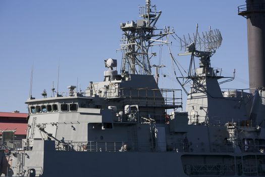Naval battleship in Australia
