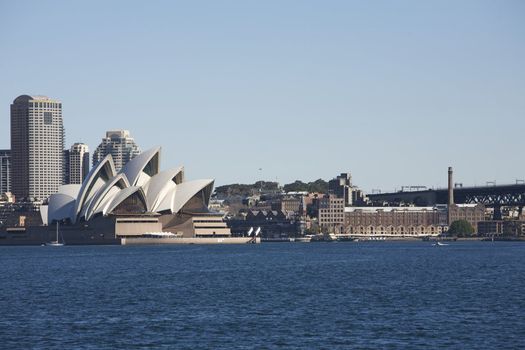 Sydney Opera House in Australia With the City Center in the Background Travel and Business
