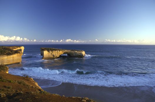 London Bridge on the Great Ocean Road in Melbourne, Australia