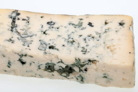 blue cheese isolated on white background 