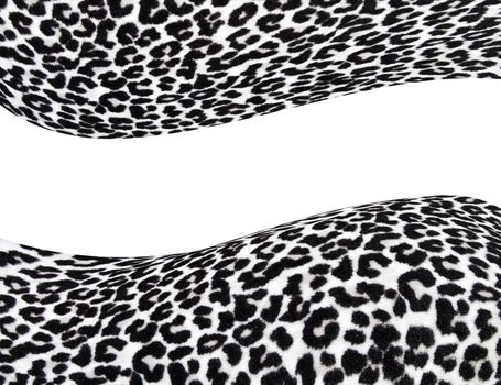 Leopard print with empty space