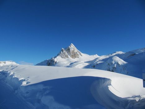 Alpine scene, la Plagne, France