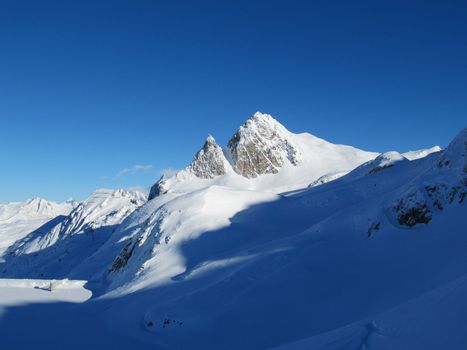 Alpine scene, la Plagne, France