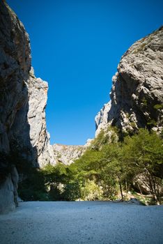 Canyon in Paklenica National Park - Velebit mountains
