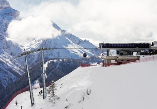 Ski resort Madonna di Campiglio. Italy