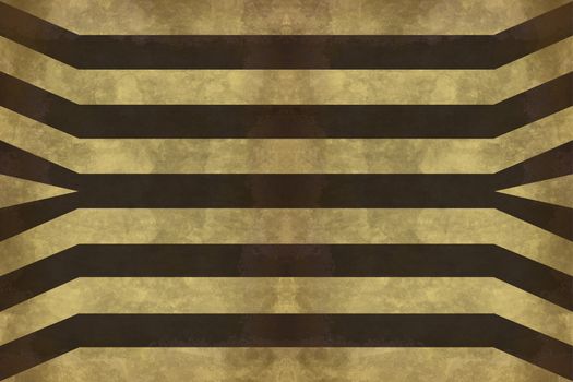 grunge vintage old yellow and black wall using as background