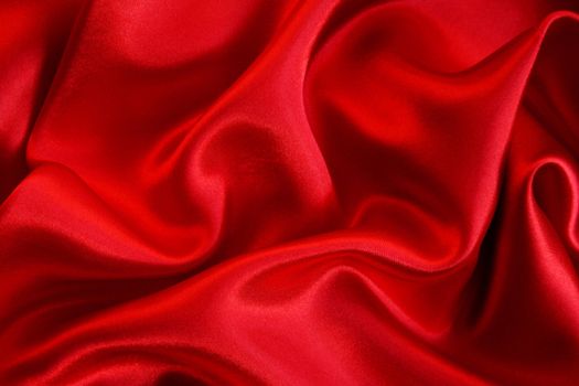 Smooth Red Silk as background