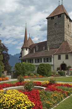 old house in the Spiez, Switzerland