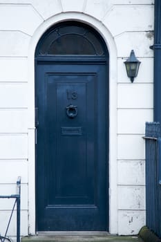 Blue door, exterior - home related