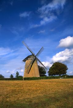 Deserted windmill in Isle of Wight