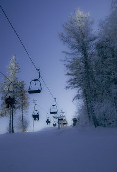 taking a ski break