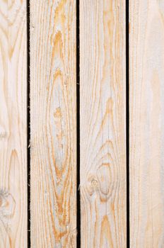 Detail of wooden boards in vertical