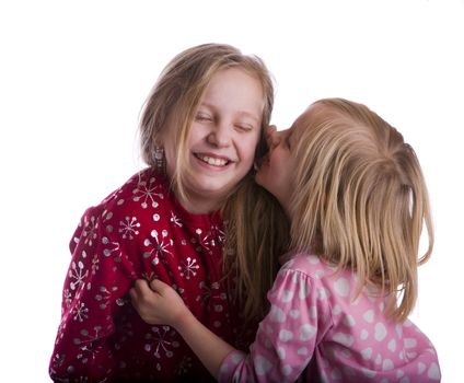 Bed time secret between two sisters