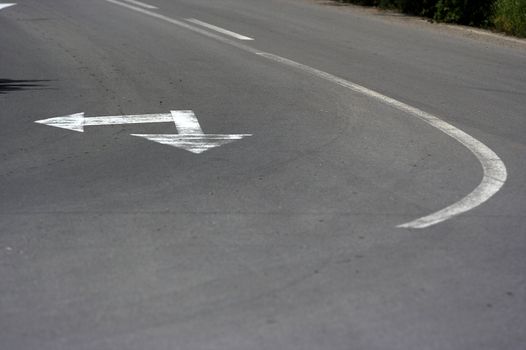 Picture of some road marks