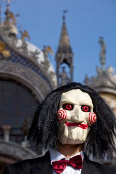 Skull, Mask in the Venice carnival