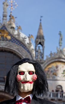 Skull, Mask in the Venice carnival