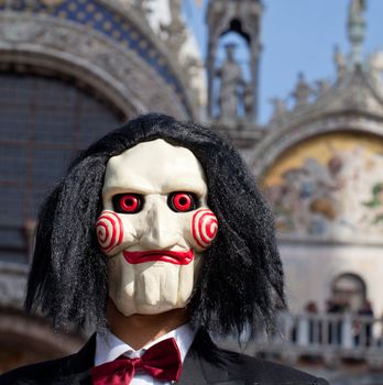 Skull, Mask in the Venice carnival