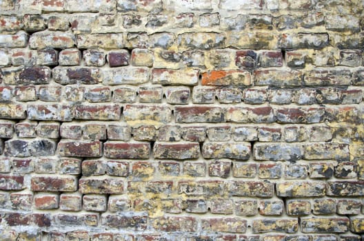 Old brick wall background architecture details and textures