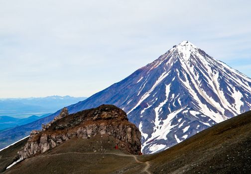 Vulcan Koryakskiy on the Kamchatka