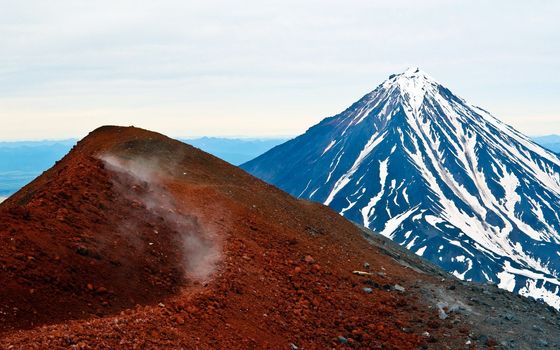 Vulcan Koryakskiy on the Kamchatka