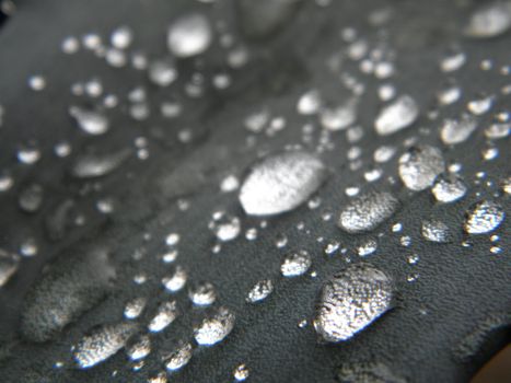 Raindrops on a sheet