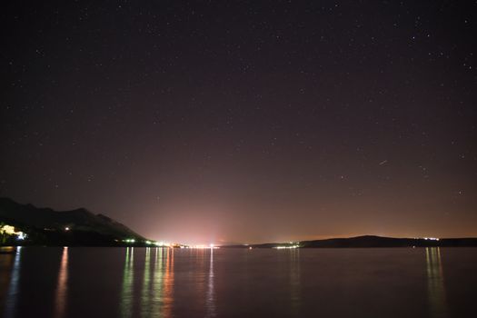 night sky of Croatia - long exposure photo