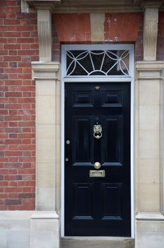 Black Door -part of a home in London, England
