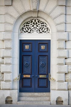 Grand blue door