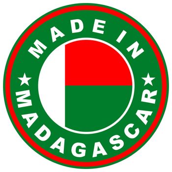 very big size made in madagascar country label