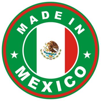 very big size made in mexico country label