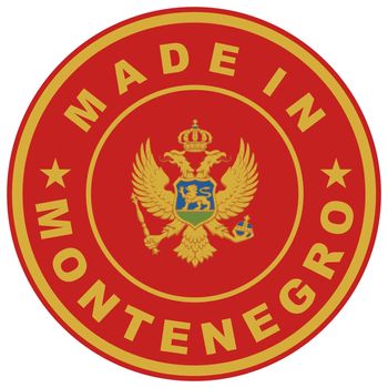 very big size made in montenegro country label