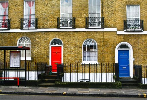 Building in the street of London