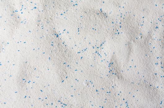 Background of laundry detergent powder for washing machine.