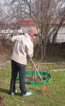 Spring works in the country