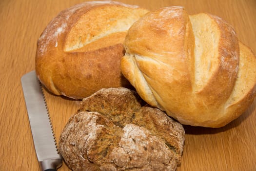 Fresh out of the oven bread