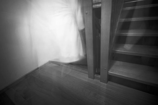 Ghost going downstairs 