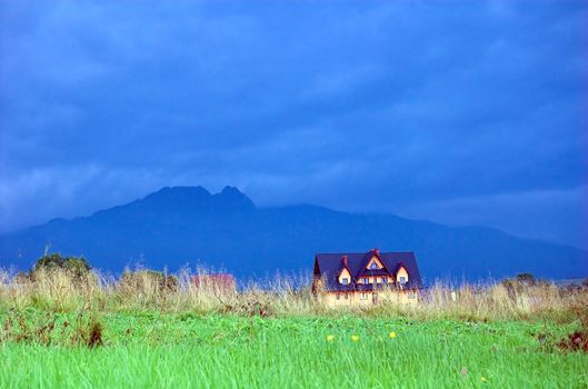 Rainy mountains scenery. Tatra Mountains