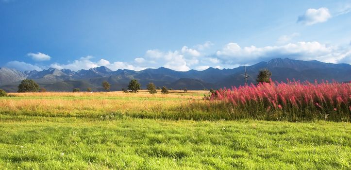 Tatra Mountains panorama