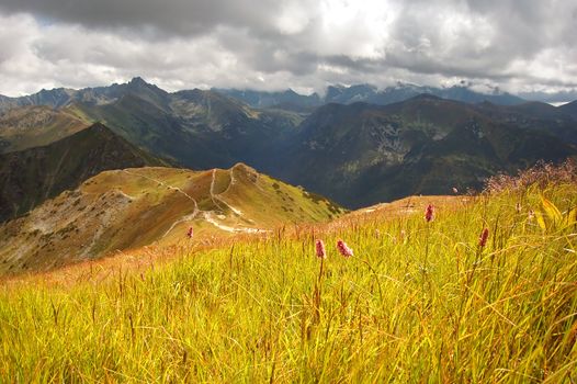 Tatra Mountains stormy landscape