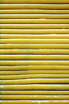 yellow bamboo curtain