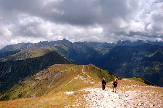 Tatra Mountains stormy landscape