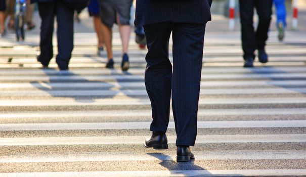 Business people on the street