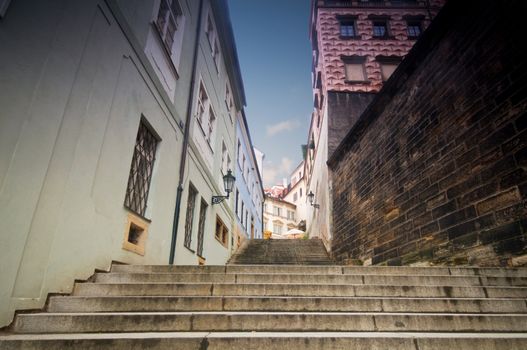 Prague. Old, charming streets and buildings