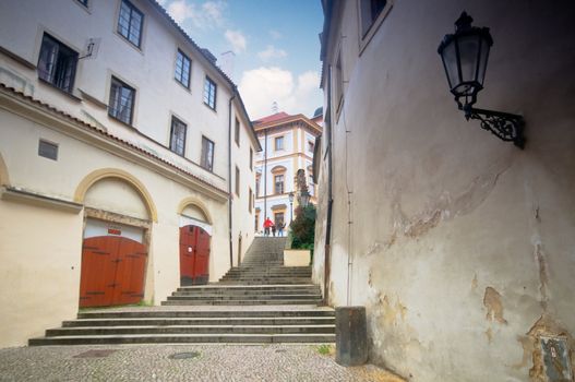 Prague. Old, charming streets and buildings