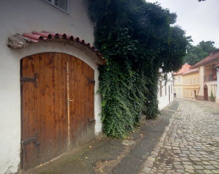 Prague. Old, charming street and buildings