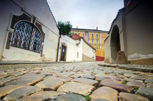 Prague. Old, charming street and buildings