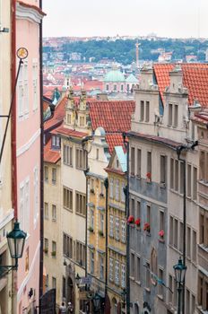 Prague. Old architecture, charming buildings in Hradcany