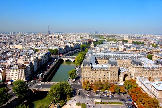 Paris - Eiffel tower, Seine....