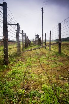 Majdanek - German concentration camp in Poland. 