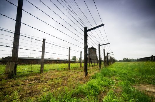 Majdanek - German concentration camp in Poland. 